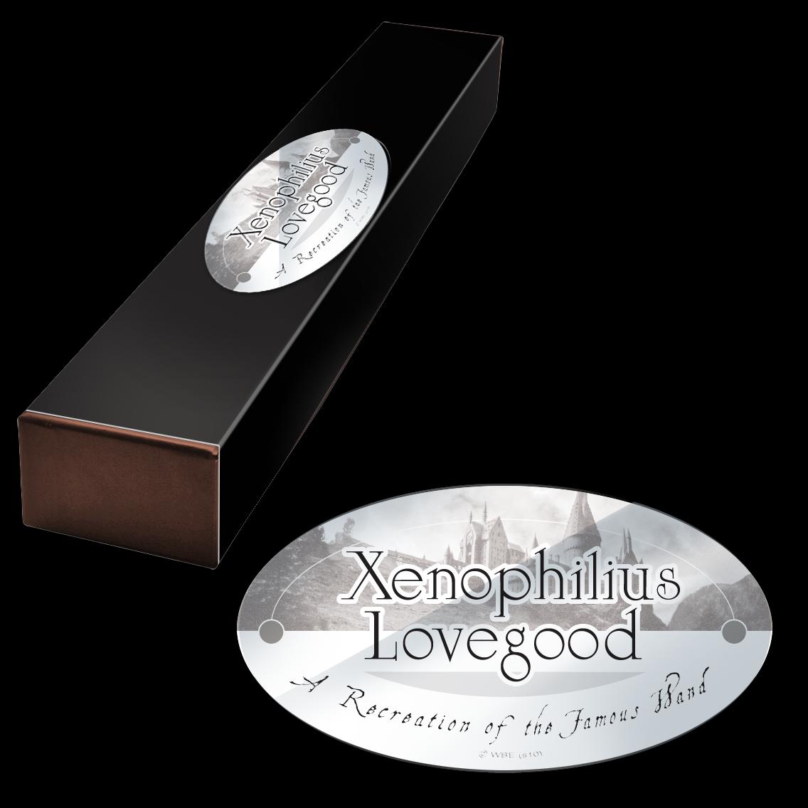 The Noble Collection - Xenophilius Lovegood Character Wand - 15in (38cm) Wizarding World Wand With Name Tag - Harry Potter Film Set Movie Props Wands
