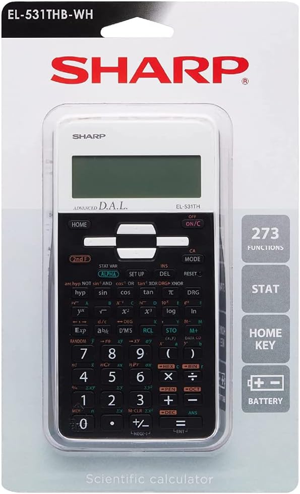 Sharp EL-531XH Scientifc Calculator Black EL531THBWH