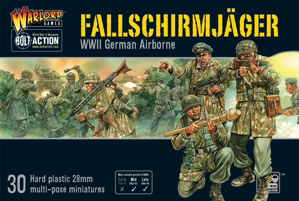 Bolt Action Fallschirmjager Plastic Infantry Box Set