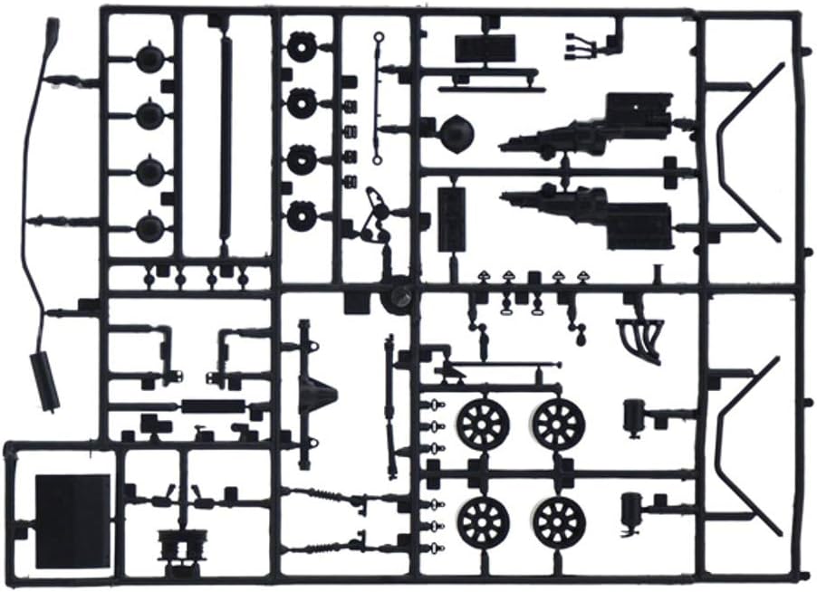Italeri IT3650 Ford Model to Assemble, Multi-Coloured