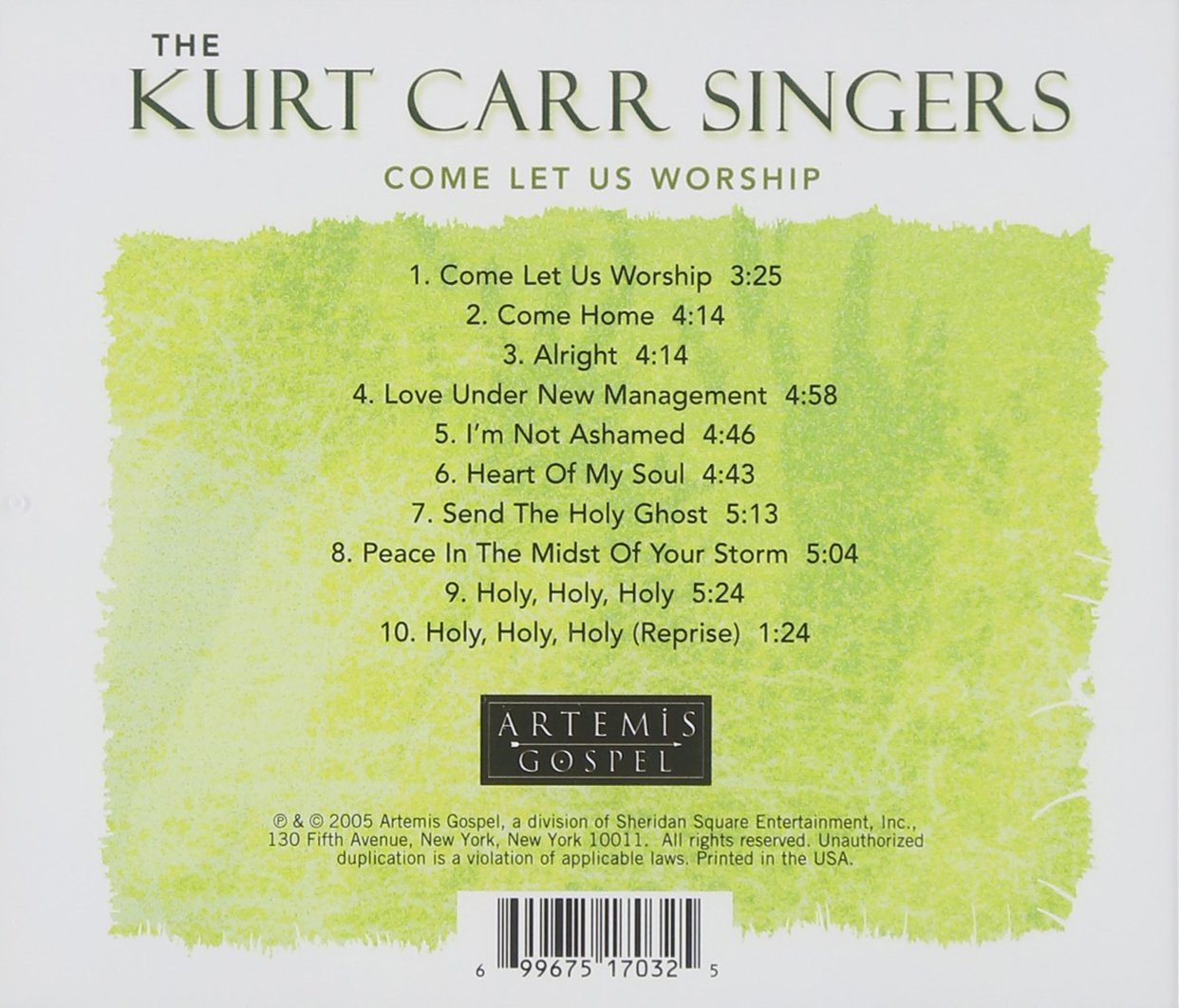 Kurt Carr Singers-Come Let Us Worship