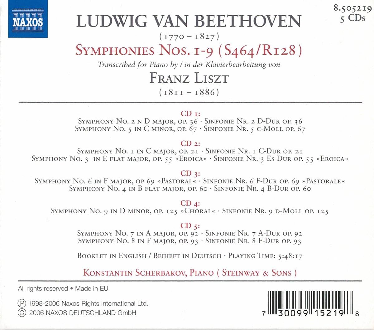 Symphonies 1-9