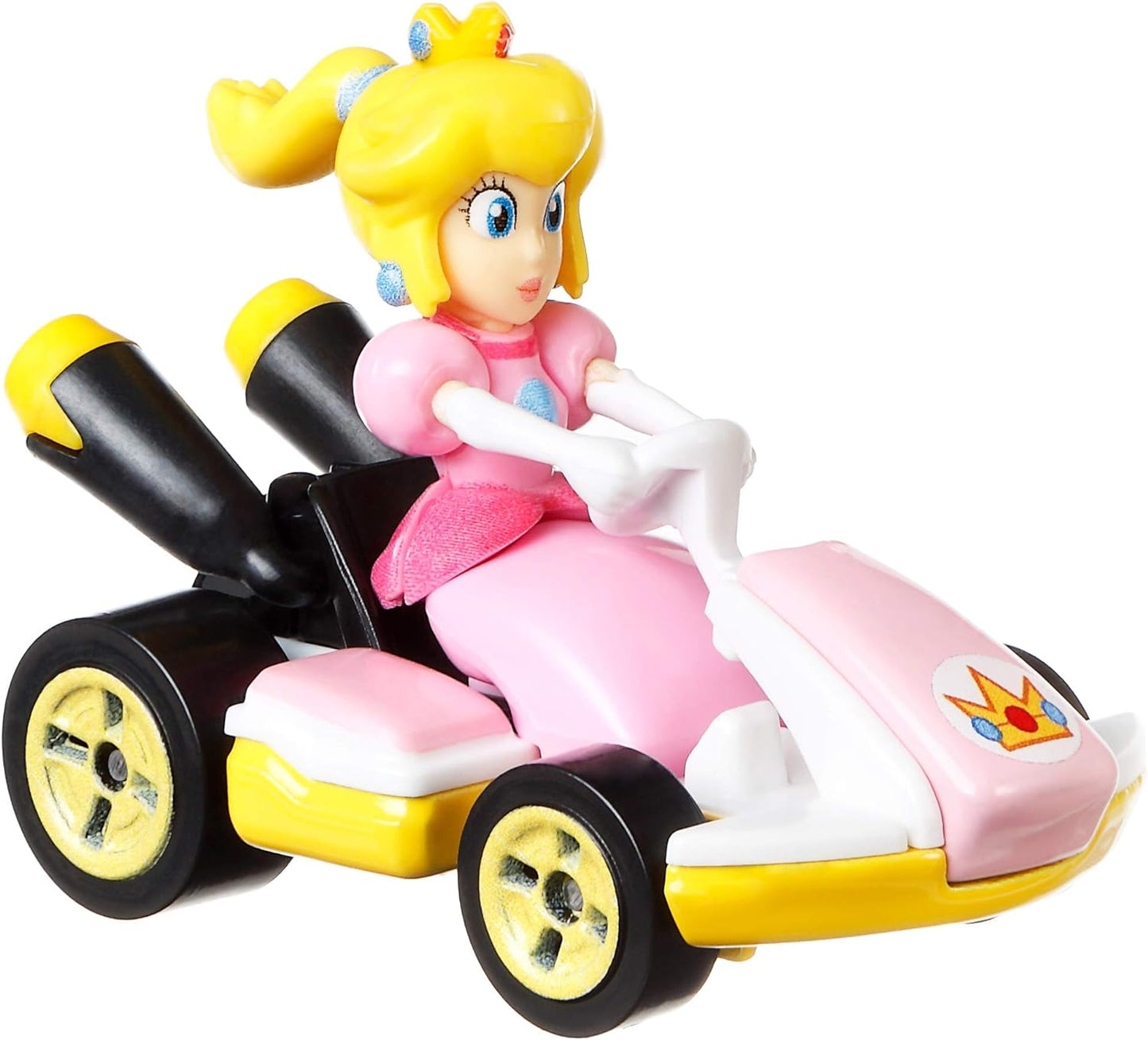 Hot Wheels Mario Kart Characters and Karts as Hot Wheels 1:64 Die-Cast Cars, GBG28 Peach