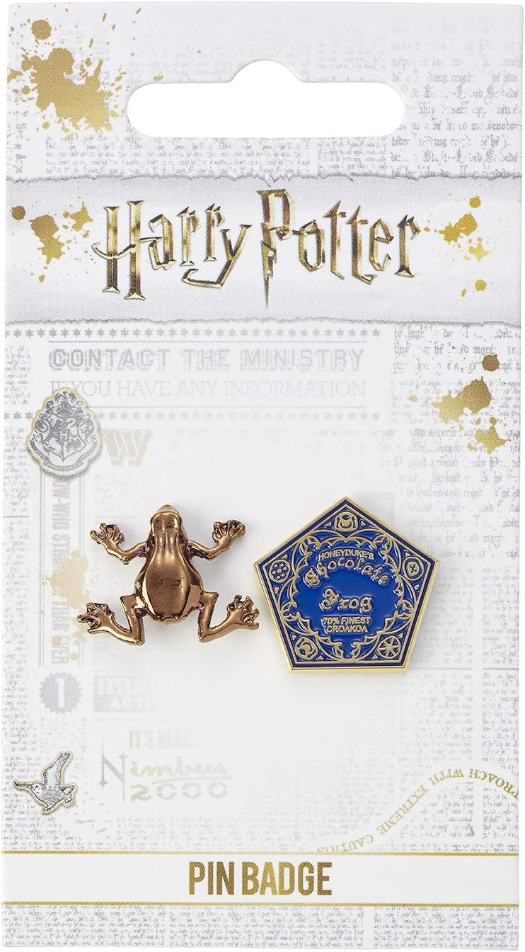 Harry Potter Schokofrosch Unisex Pin Dorado, Aleación de Zinc