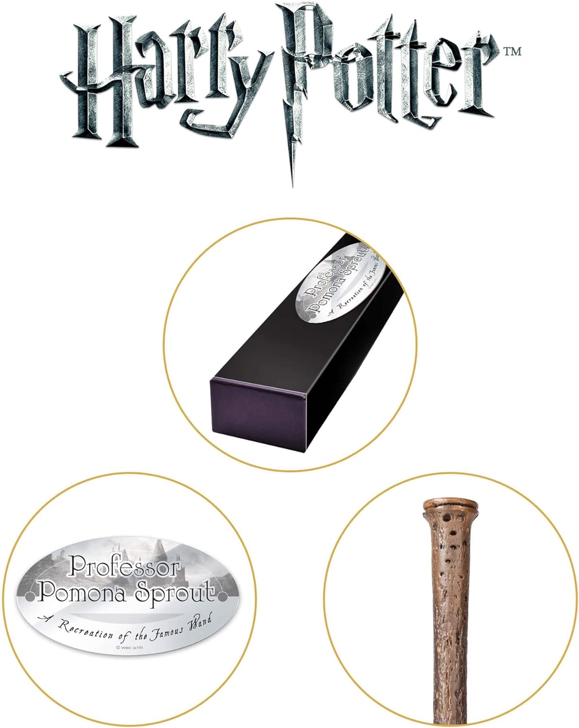 Harry Potter réplique baguette de Professeur Pomona Sprout (édition personnage