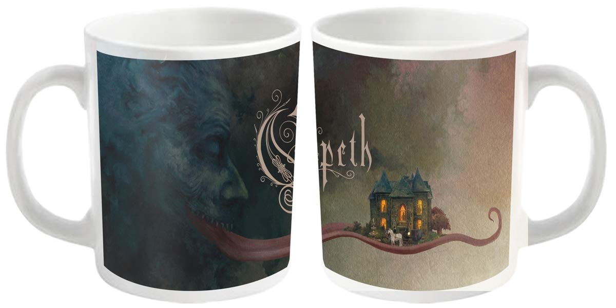 OPETH Mug in Cauda Band Logo Official White Boxed One Size