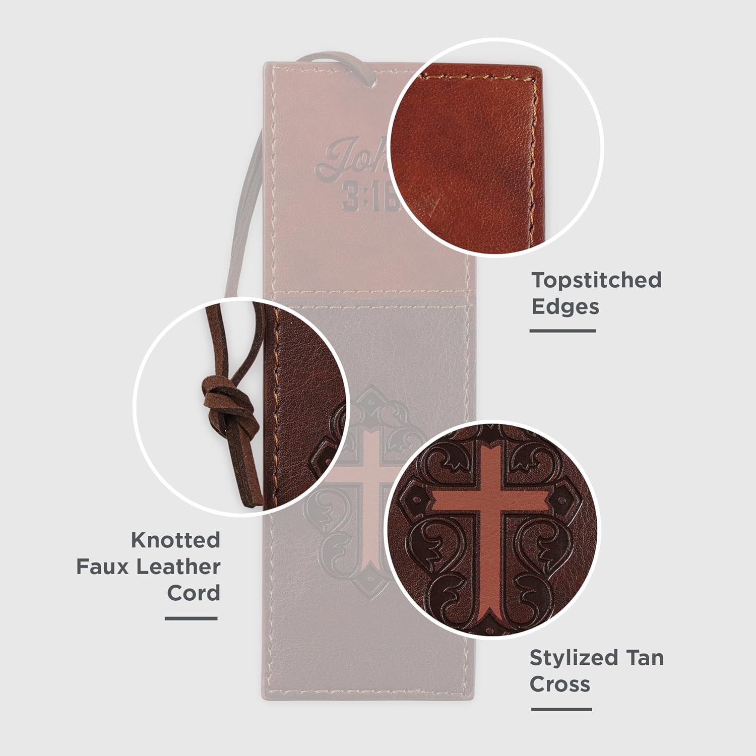 BKMK-PAGEMARKER LUXLEATHER CRO
