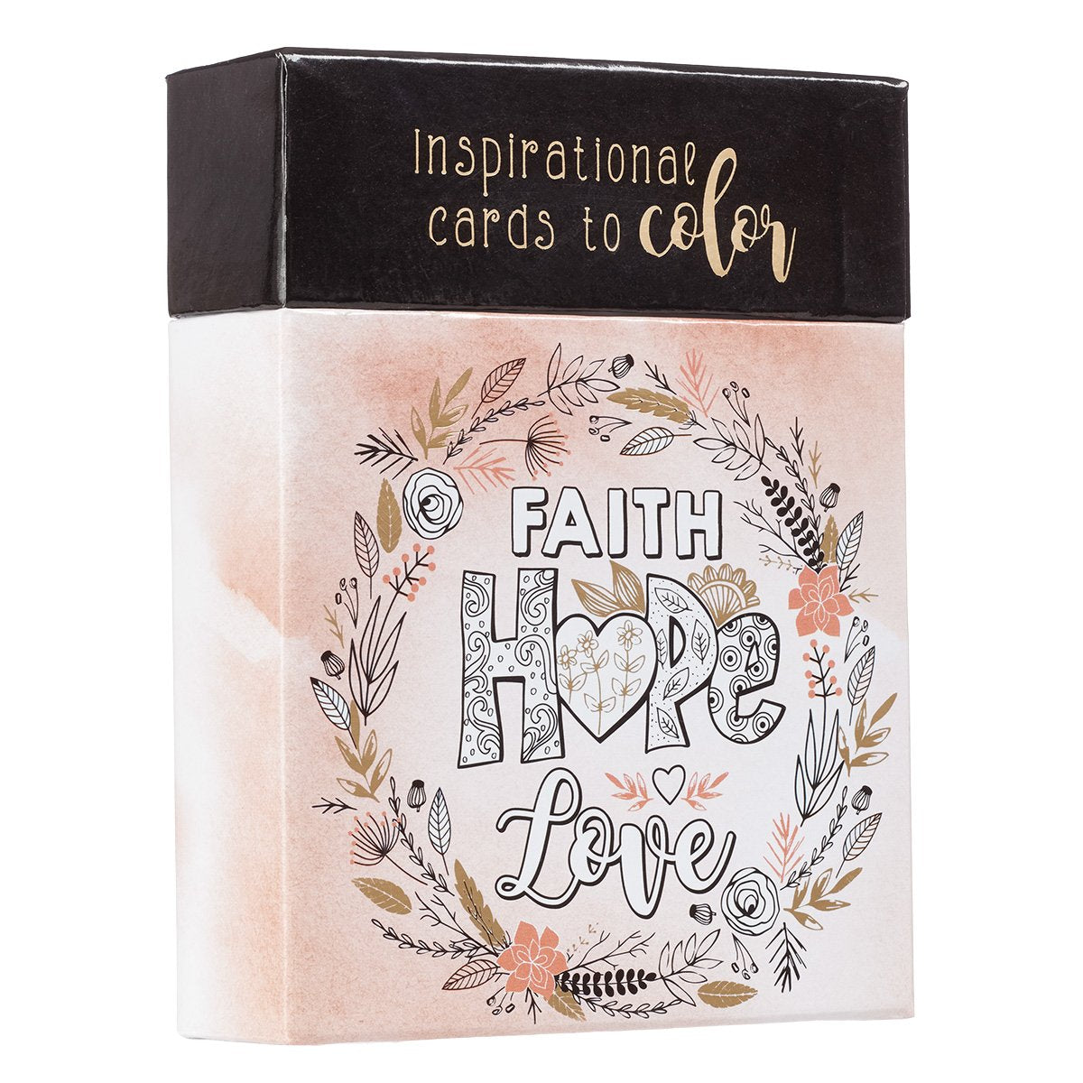 Coloring Cards Faith Hope Love