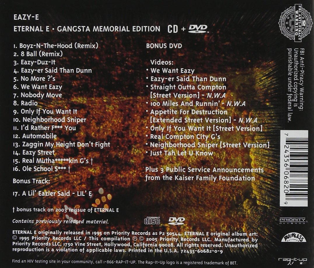 Eazy-E-Eternal E: Gangsta Memorial Edition