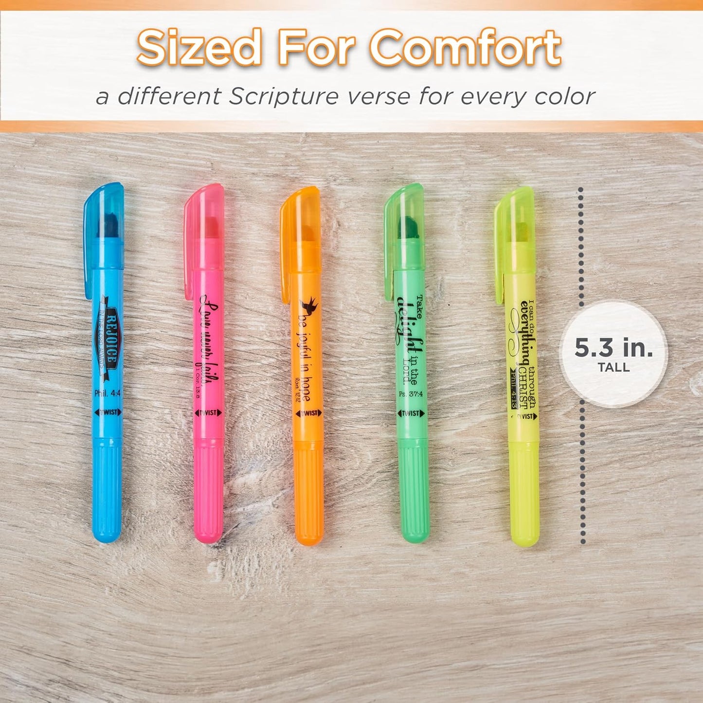 Twist and Glide 5 Piece Gel Highlighter Set