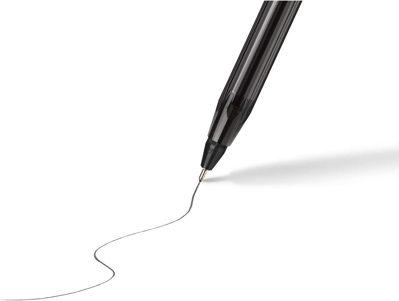 Bic Crystal Exact Fine Point Pens (0.7 mm) - Black, Box of 20