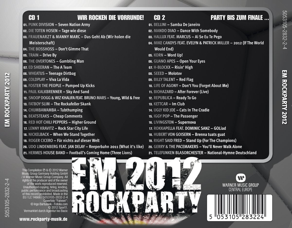 EM Rockparty 2012 - 42 Party Rock und Fußball Hits