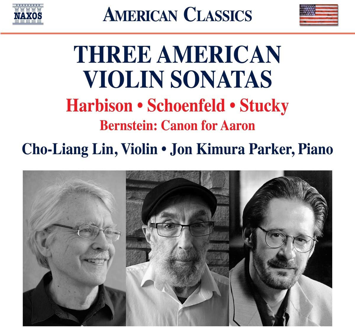 Harbison/Schoenfeld/Stucky: Three American Violin Sonatas