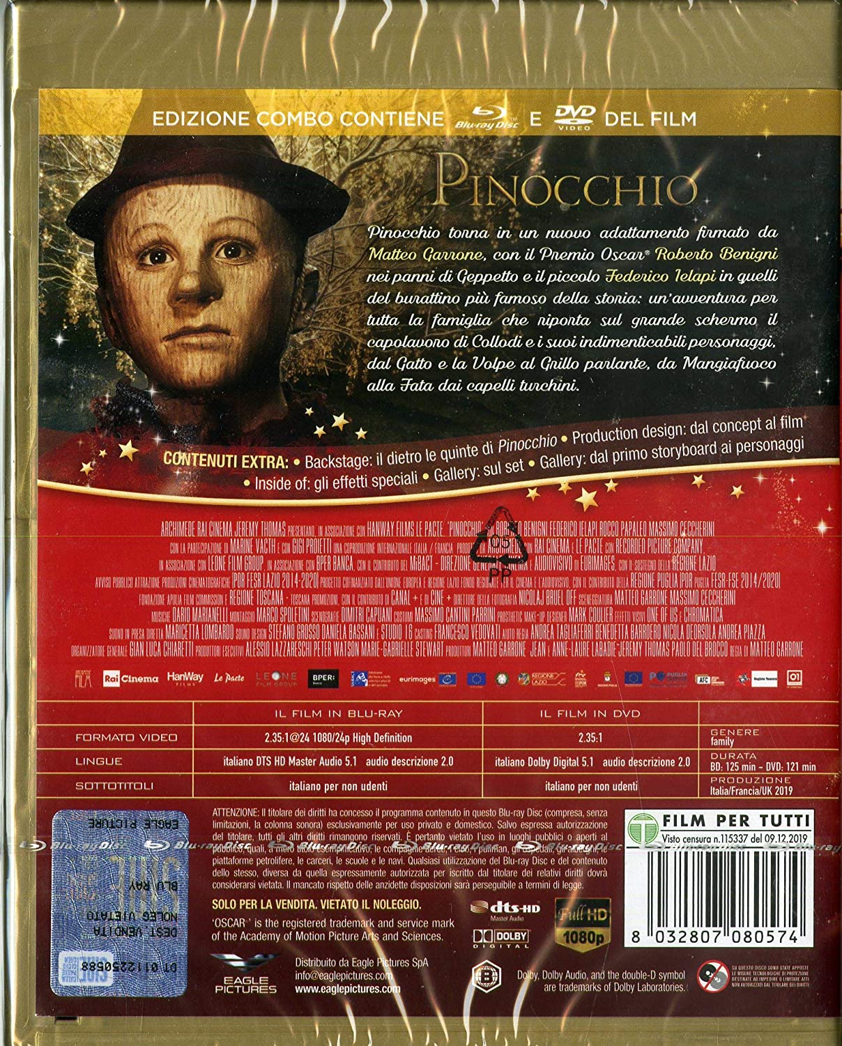 Pinocchio (Blu-Ray+Dvd)