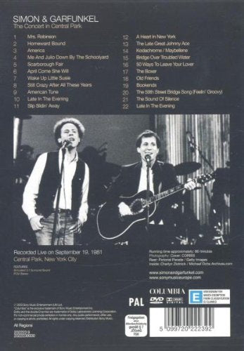 Simon and Garfunkel - The Concert in Central Park (1982