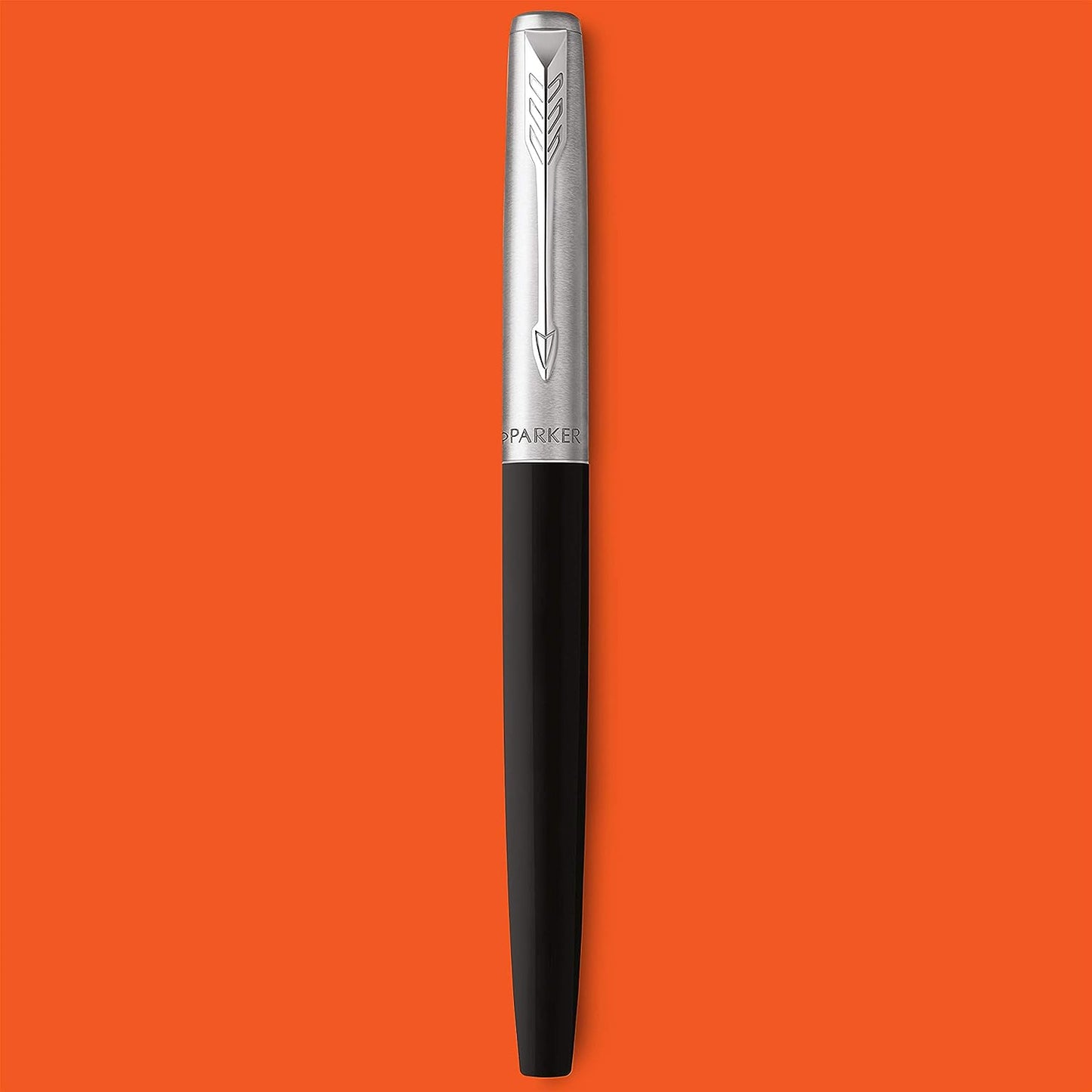 Parker Jotter Originals Fountain Pen | Classic Black Finish | Medium Nib | Blue & Black Ink