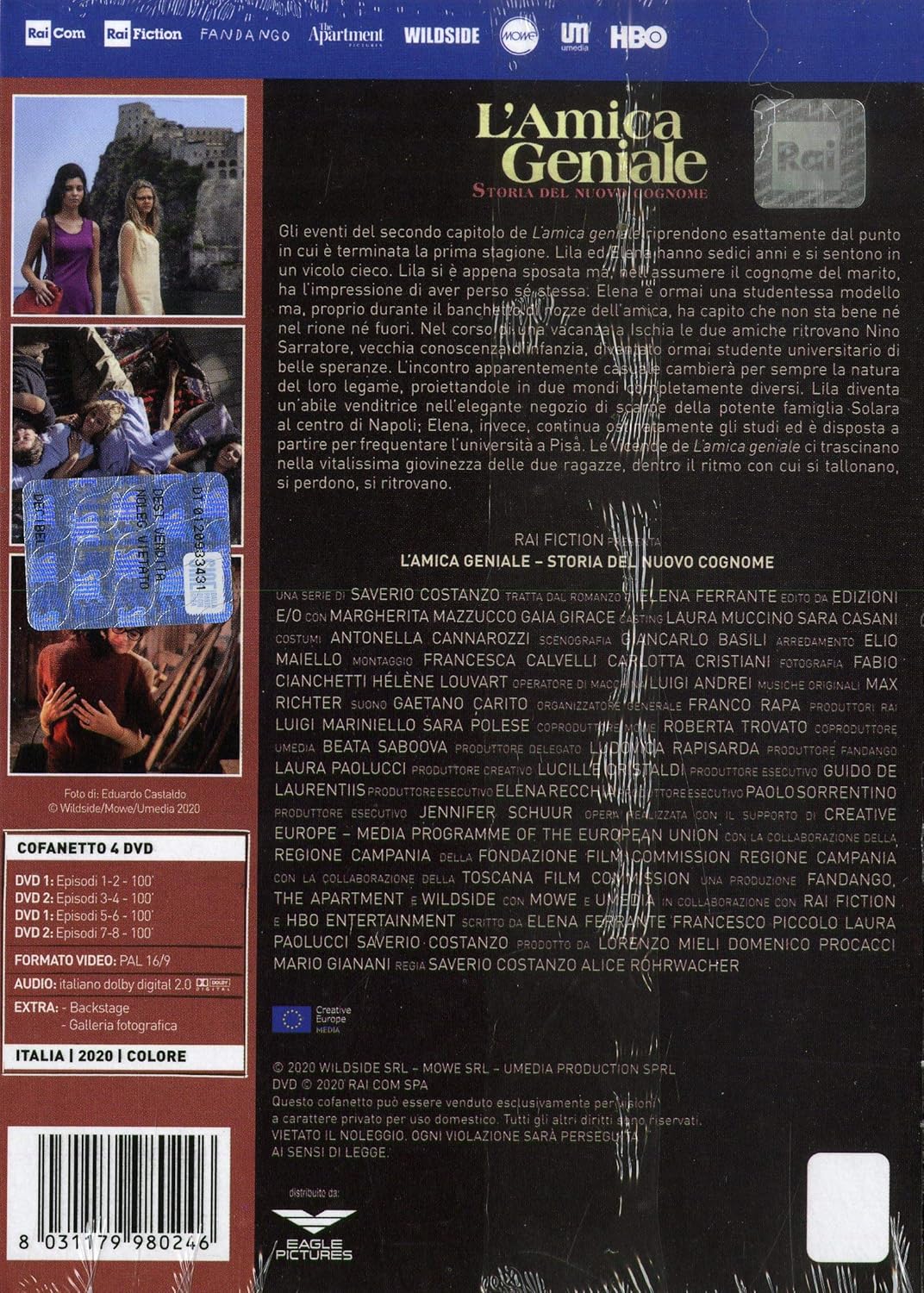 L'amica Geniale St.2 - Storia Del Nuovo Cognome (Box 4 Dv