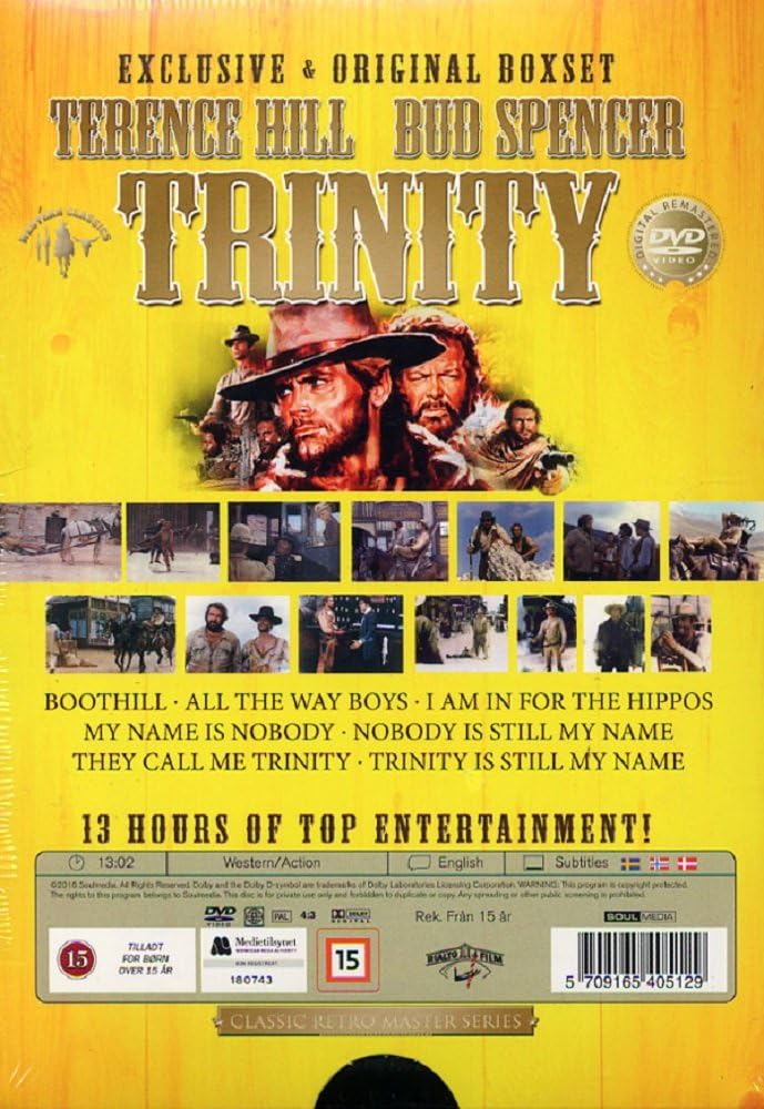 Trinity Collection - The Devils Right Hand - 7 Dvd Box Set - Terence Hill & Bud Spencer