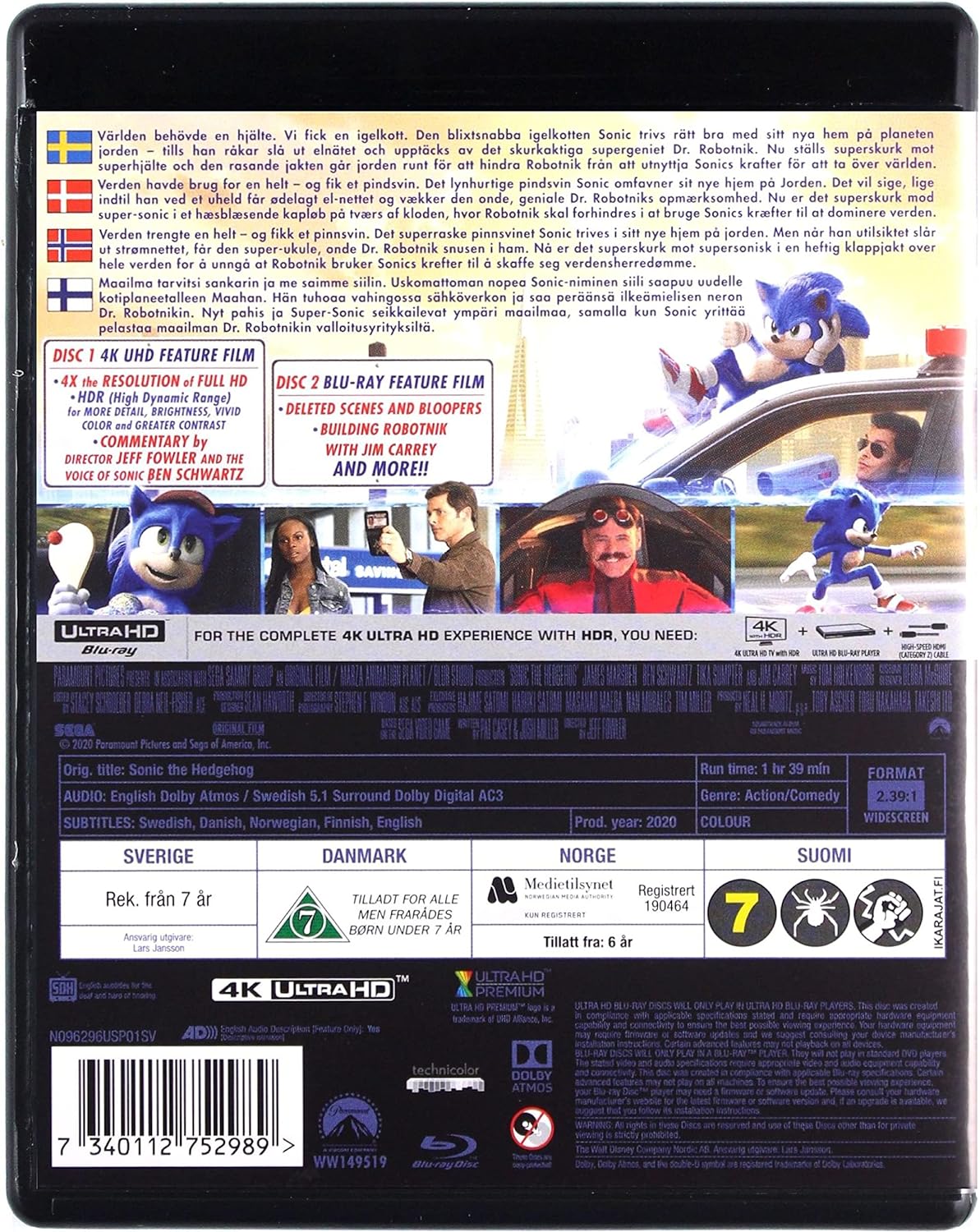 Paramount Sonic the Hedgehog