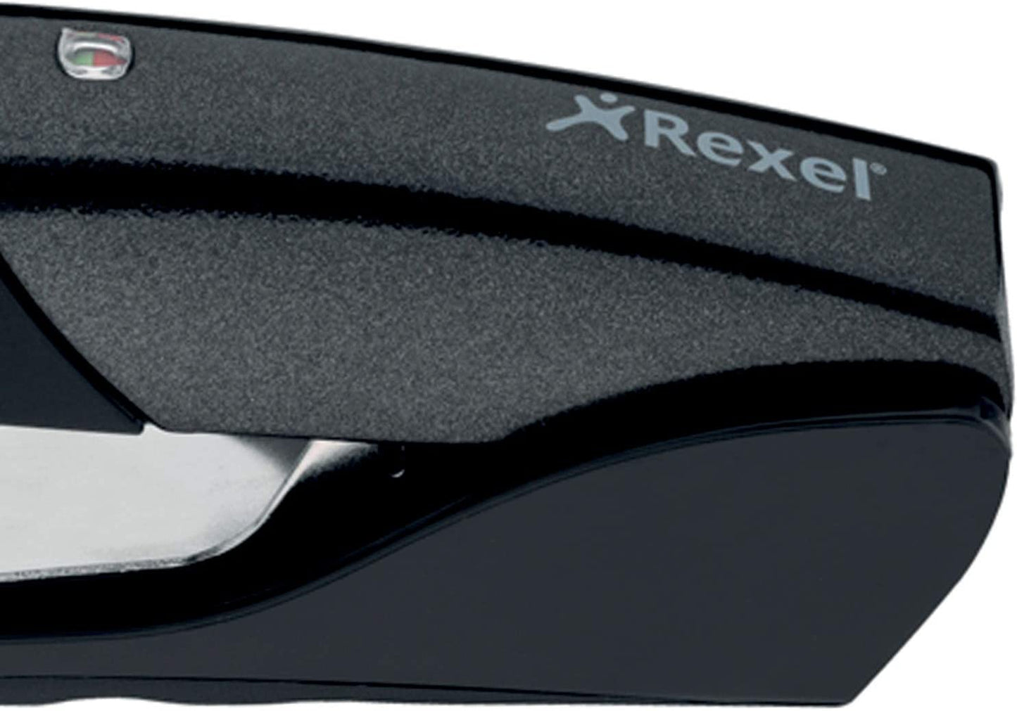 Rexel Gazelle Half Strip Stapler, 25 Sheet Capacity, Stand Up Design, Uses 24/6/ and 26/6 Staples, Metal Body, Black, 2100010