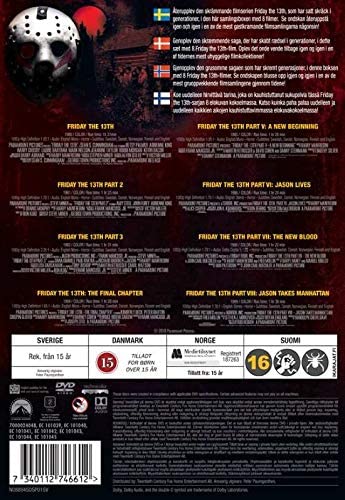 Friday The 13th 8 Movie Collection DVD