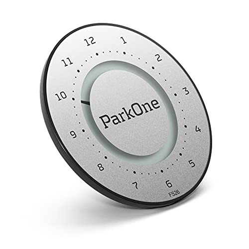 Parkone 2 - Titanium Silver Electronic Parking Disc