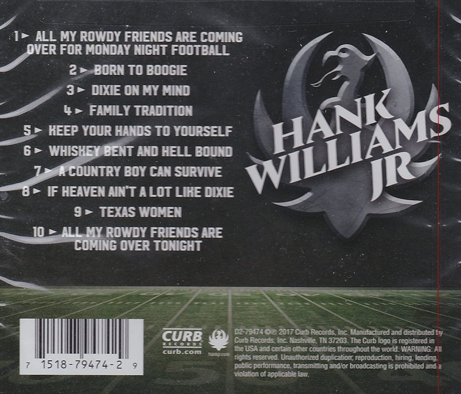 HANK WILLIAMS JR-ALL MY ROWDY FRIENDS ARE COMING