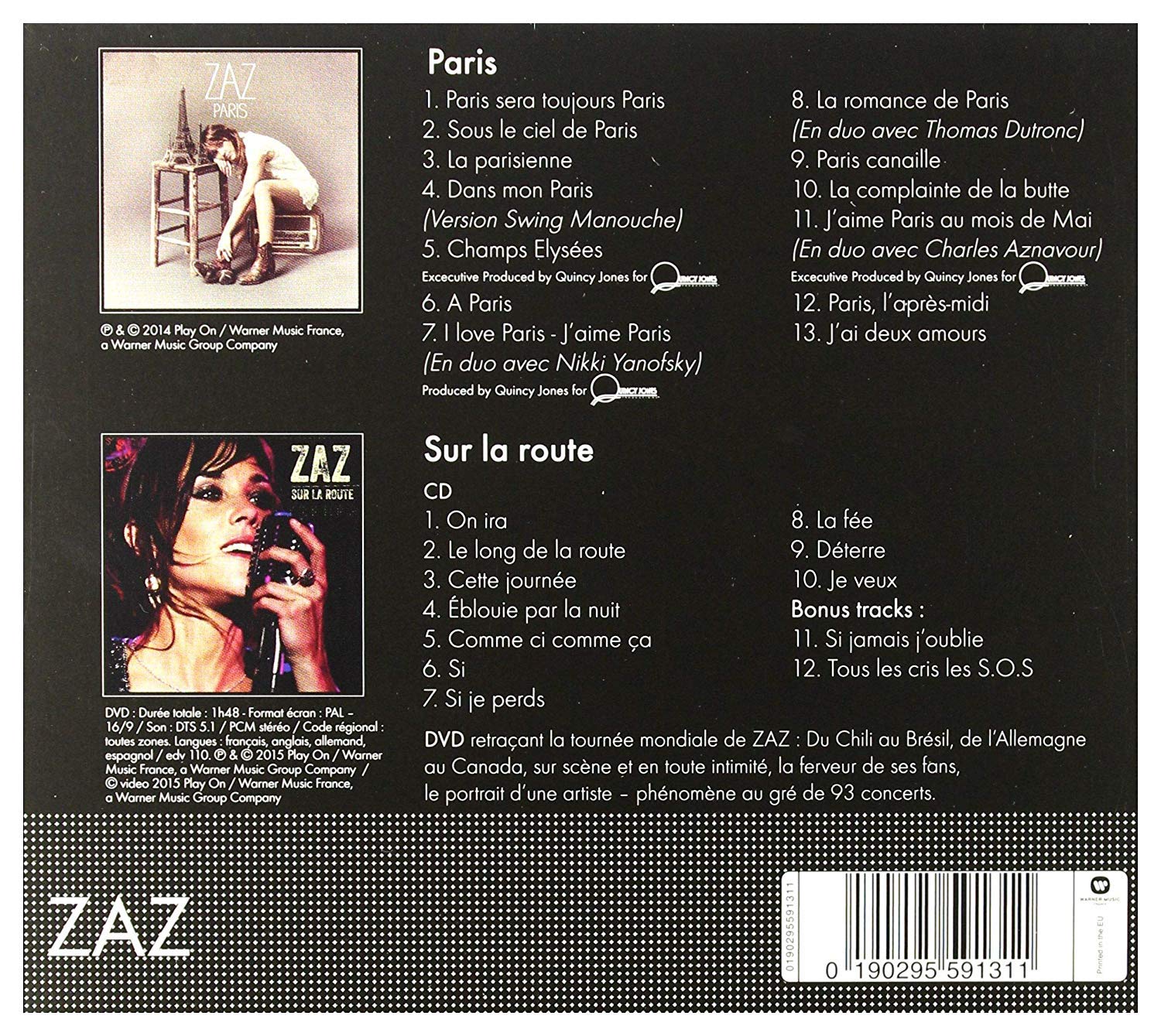 Zaz - Boxset: Paris & Sur La Route