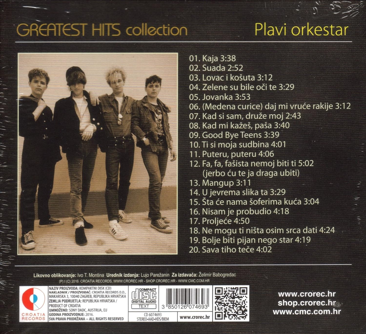 PLAVI ORKESTAR - GREATEST HITS COLLECTION (1 CD