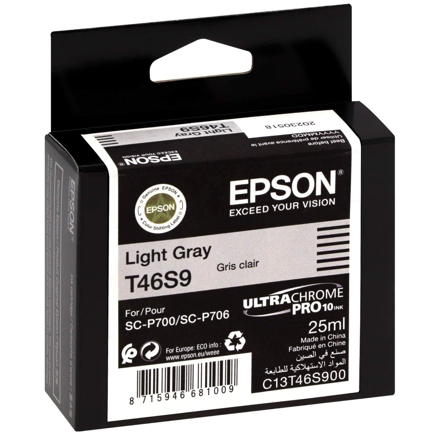 Epson C13T46S900 Inchiostro Grigio Chiaro 25 Ml
