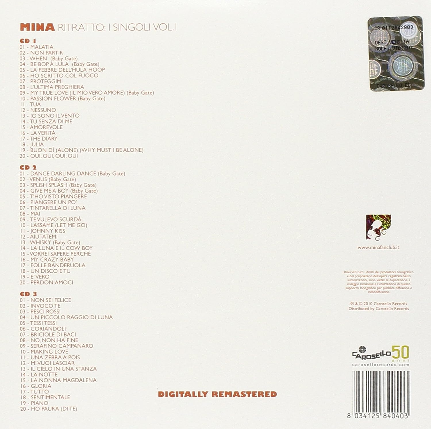 Ritratto:I Singoli Vol.1