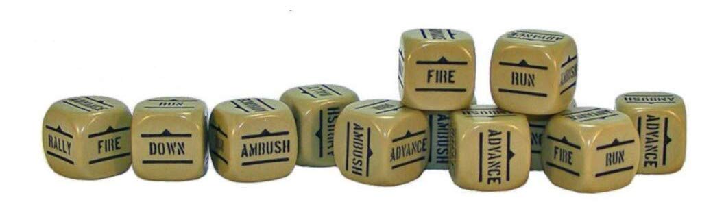 Warlord Games WGB-DICE-12 Accessories, Sand