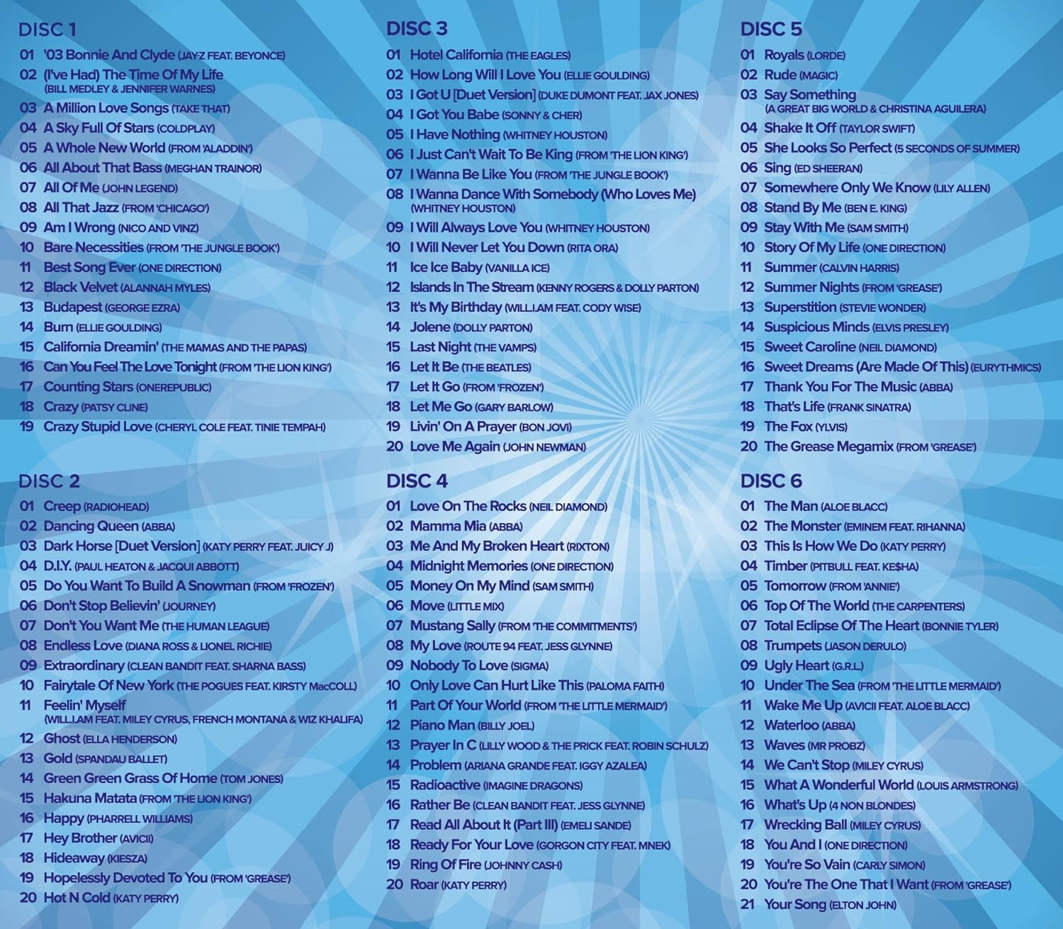 Zoom Karaoke Pop Box 3 Party Pack - 6 CD+G Box Set - 120 Songs explicit_lyrics