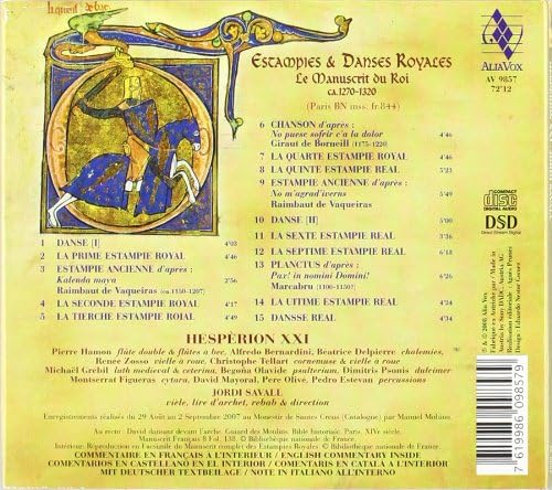 Estampies et Danses Royales - The King's Manuscript