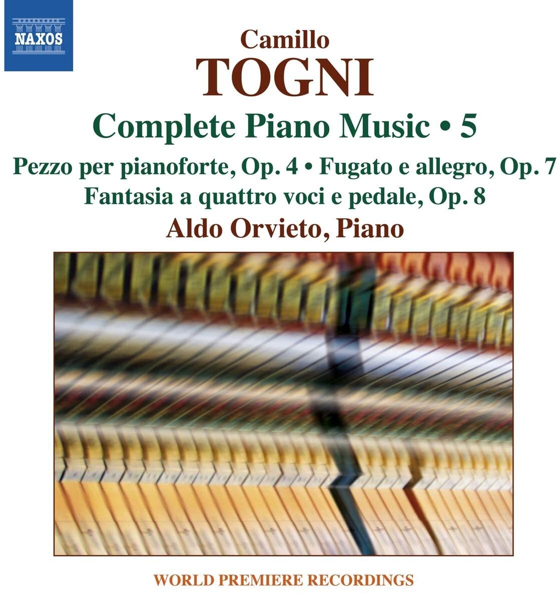 Camillo Togni: Complete Piano Music - Volume 5