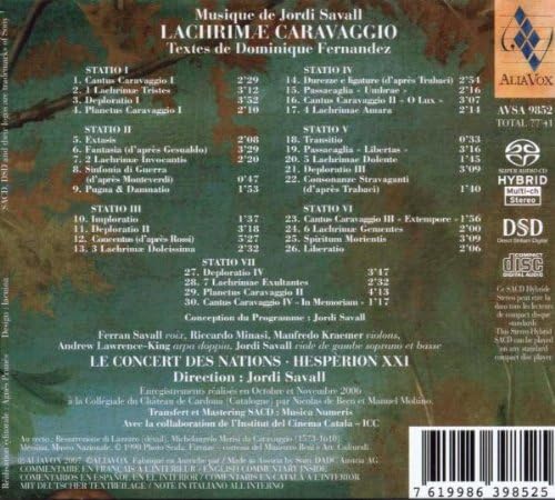 Lachrimae Caravaggio (Savall, Hesperion Xxi)
