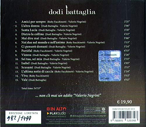 ...Non C'e' Mai Un Addio (Valerio Negrini) Digibook Con Libro 50 Pagine)