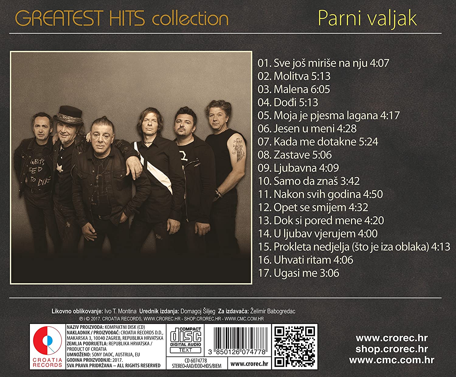PARNI VALJAK - GREATEST HITS COLLECTION (1 CD)