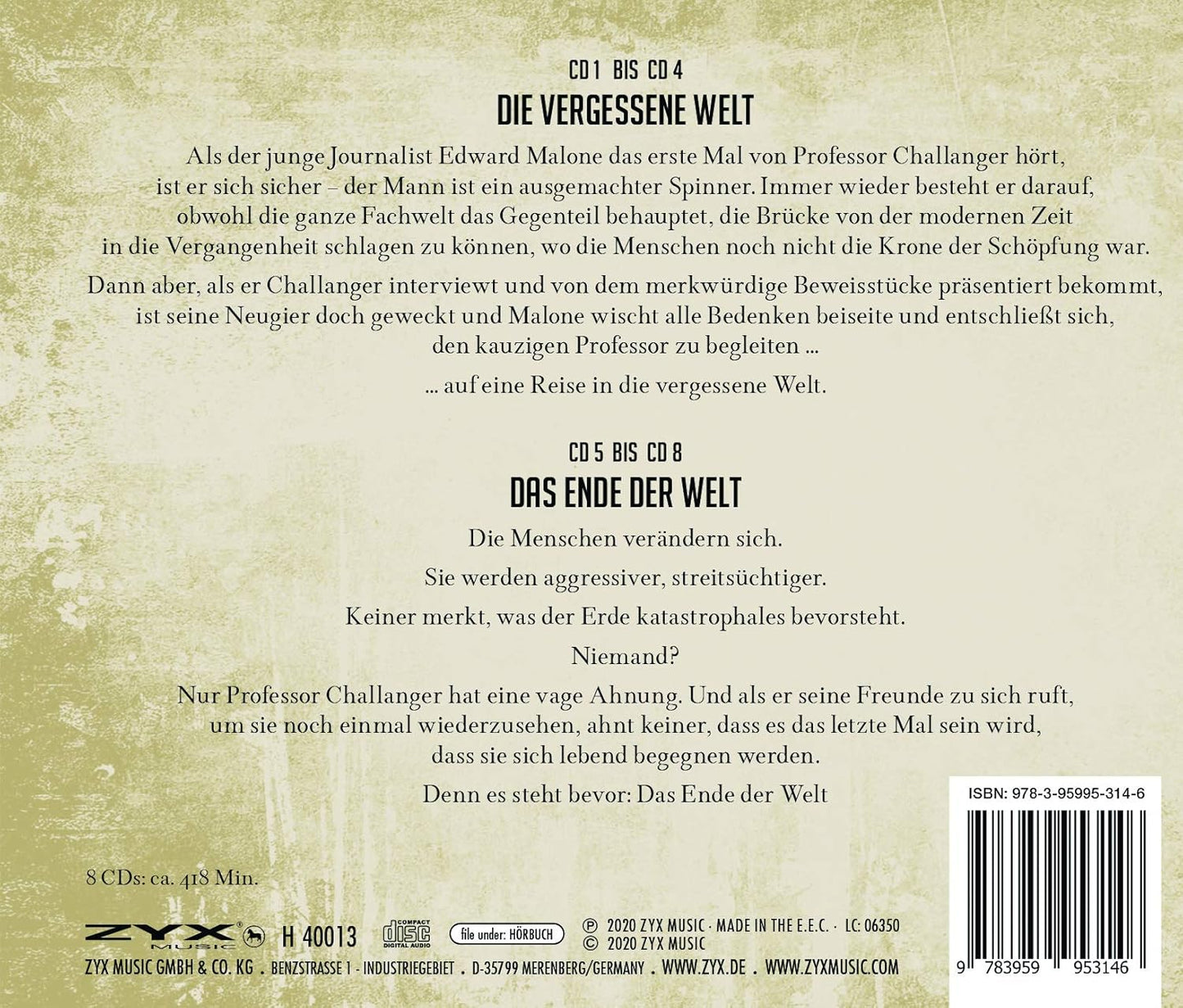 Die Vergessene Welt/Das Ende d