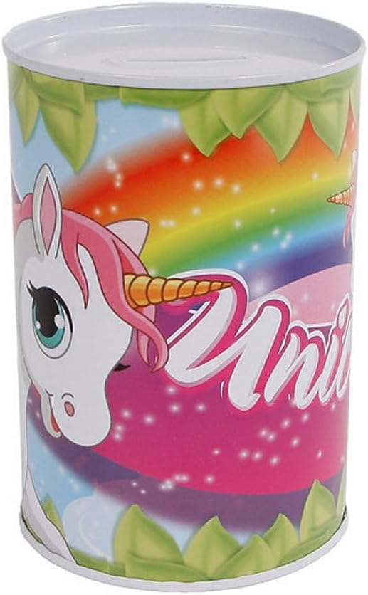 Van Manen Piggy Bank Unicorn Girl Steel 8.5 x 11.5 cm