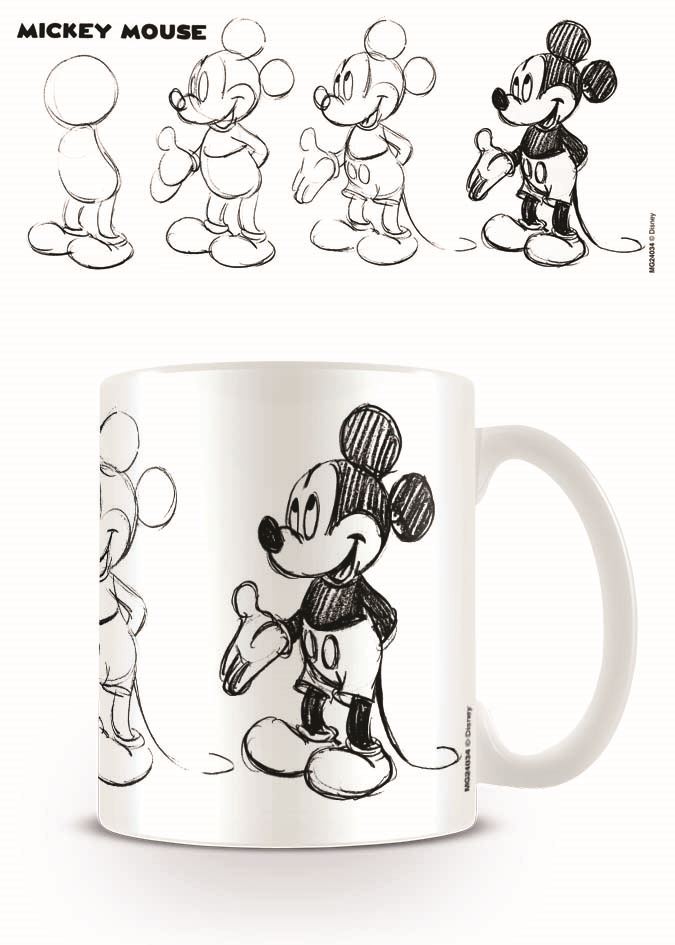 Mickey Mouse (Sketch Process) 11oz/315ml Mug