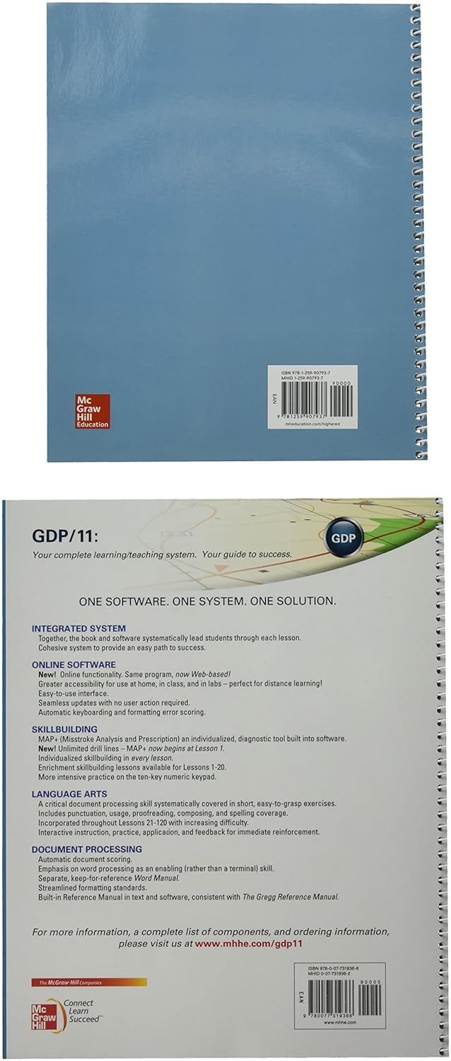 Gregg College Keyboarding & Document Processing (Gdp11) Microsoft Word 2016 Manual Kit 1: 1-60