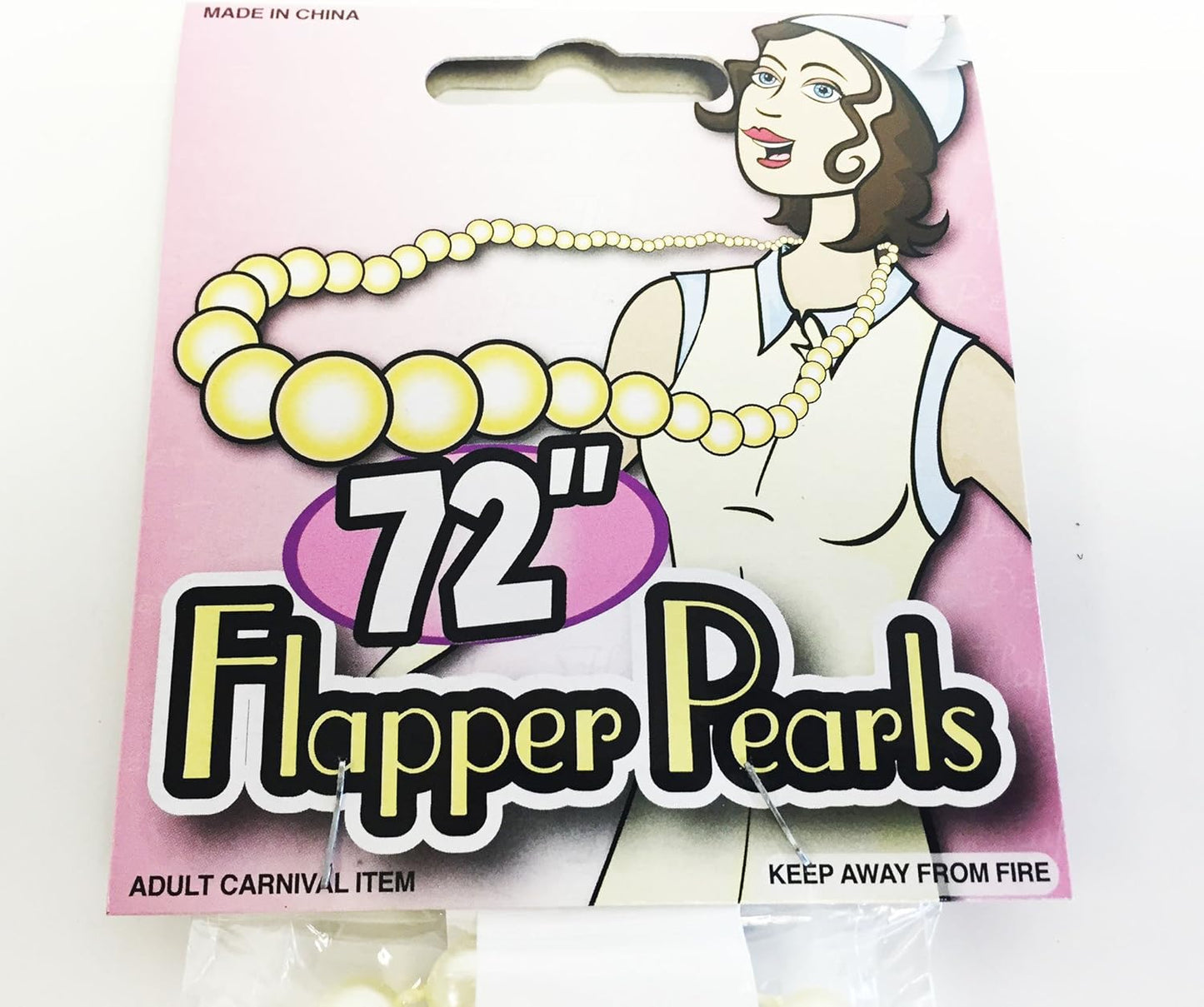 72" Flapper Pearls Necklace