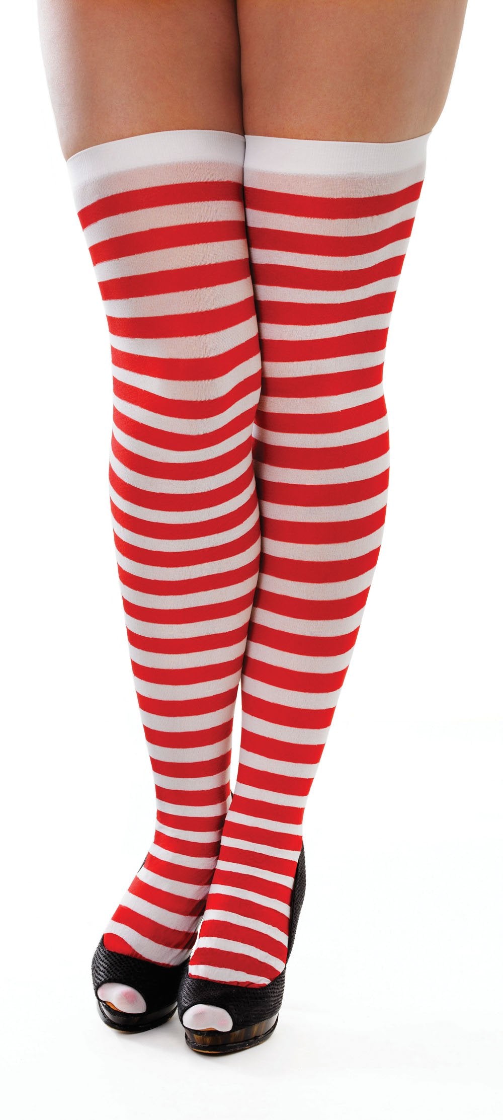Bristol Novelty Striped Stockings, One Size