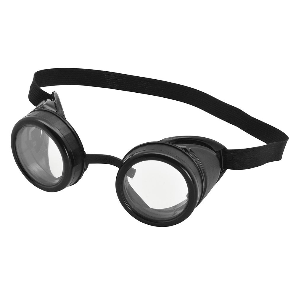 Bristol Novelty BA615 Pilot Goggles Black Frame, Mens, One Size