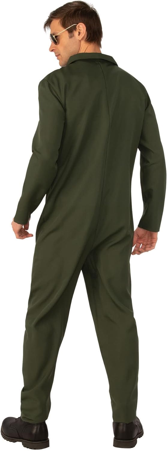 Bristol Novelty AF124STD Navy Hotshot Costume, Men, Green