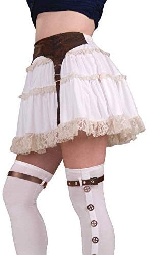 Bristol Novelty - Polainas con hebillas para disfraz Steampunk.