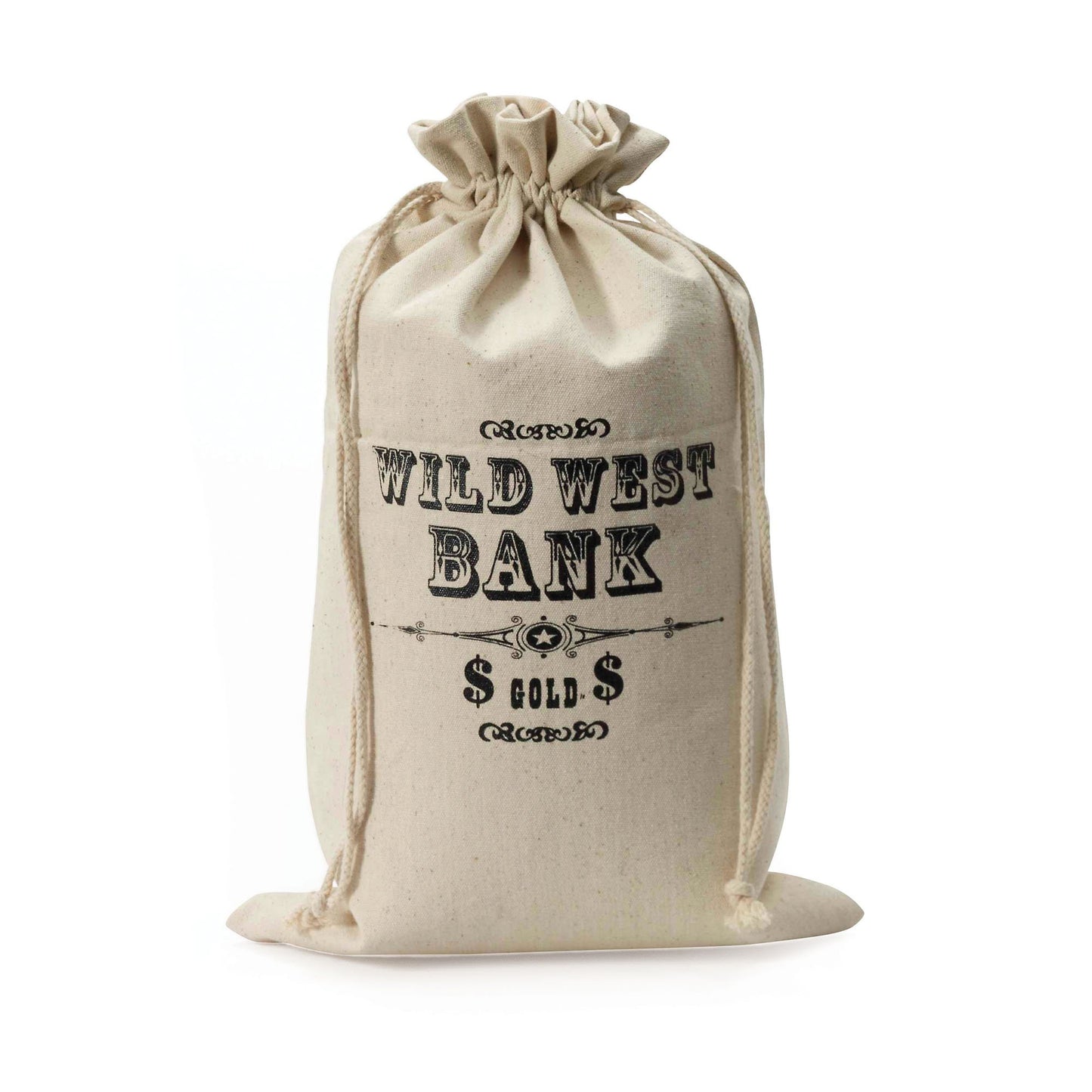 Bristol Novelty BA963 Wild West Money Bag, Unisex-Adult, Beige, One Size