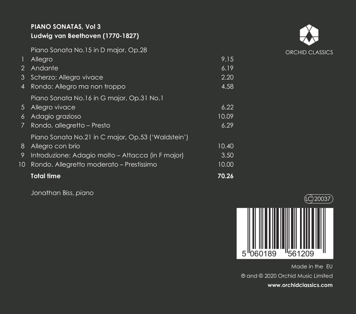 Piano Sonatas 3