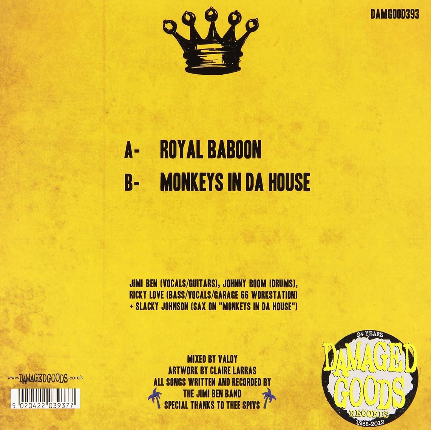 Royal Baboon/Monkeys In Da House